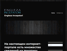 Tablet Screenshot of engleza-incepatori.com